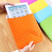 休闲ipad包  糖果色便携ipad保护套 方格十字纹（27*21.5） 