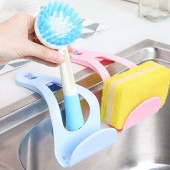 厨房置物架吸盘式加厚水槽沥水架海绵架家居用品厨房碗碟架收纳架