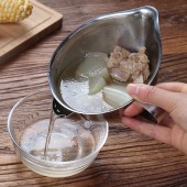 隔油器304不锈钢去油汤油分离器隔油碗油脂过滤器油壶厨房漏沥汤壶