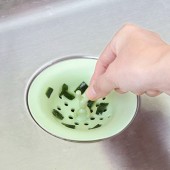 水槽过滤网卫生间地漏贴毛发浴室排水口倒立小人把手毛发过滤网下水道过滤网