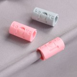 新款床单夹固定器床垫笠防滑被子无痕沙发垫无针家用被罩被套防跑神器（3.5cm英文爱心款6个装）