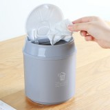垃圾桶家用客厅素色按压式创意桌面迷你垃圾桶小垃圾桶桌面垃圾收纳筒