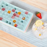冰块模具家用冰块盒制冰盒冰格多格模具盒硅胶盒模具冷冻盒辅食盒 60格（小号）