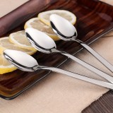 宝宝挖苹果吃的勺子304不锈钢婴儿辅食工具香蕉锯齿边缘刮泥勺神器挖果勺