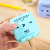 得力削笔器小学生铅笔刀手摇卷笔刀儿童转笔刀刨笔刀mp3造型绞笔刀削笔刀 0556