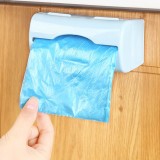 塑料袋收纳盒大容量家用厨房用品塑料收纳盒壁挂抽取垃圾袋整理盒