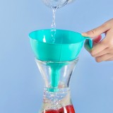 塑料大口径漏斗家用厨房酒壶酒提子分装漏斗油壶液体分装工具油漏 JS-382