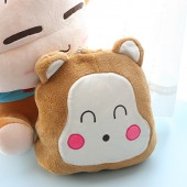 维维熊 珊瑚绒卡通空调被抱枕（悠嘻猴）