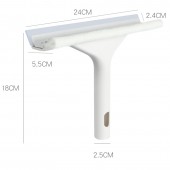 擦窗户神器玻璃搽洗刮子餐桌刮刀清洁工具刮水器双面玻璃刮擦窗器（百洁布+刮条）