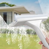 擦窗户神器玻璃搽洗刮子餐桌刮刀清洁工具刮水器双面玻璃刮擦窗器（百洁布+刮条）