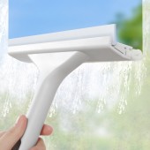 擦窗户神器玻璃搽洗刮子餐桌刮刀清洁工具刮水器双面玻璃刮擦窗器（百洁布+刮条）