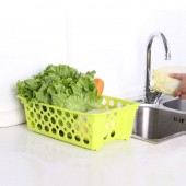 长方形圆孔多功能可叠加整理筛 收纳篮 C15-045