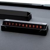 斜坡状停车牌挪车电话号码牌创意停靠防晒耐高温车载内饰汽车移车牌