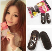 日本蓬松夹蓬发刘海贴发夹头发增高器蓬蓬贴发垫盘发器发饰垫高器（2个装）