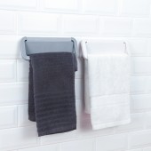 L型免打孔毛巾架粘贴式无痕挂架毛巾架子浴室卫生间置物架厨房抹布架