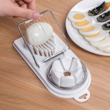 家用多功能切鸡蛋神器不锈钢切割器松花蛋分割器三合一切蛋器