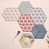 北欧几何隔热垫家用可拼接加厚餐桌防滑防烫垫创意摆垫餐盘垫（三角款）