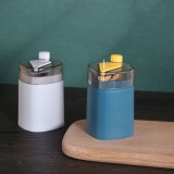 牙签盒创意自动弹出牙签筒家用个性北欧ins高档餐厅按压式牙签盒便携牙签罐