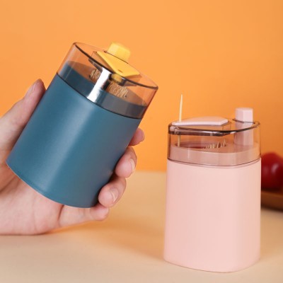 牙签盒创意自动弹出牙签筒家用个性北欧ins高档餐厅按压式牙签盒便携牙签罐