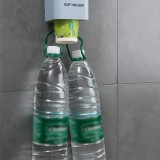 带盖单筒取杯器壁挂式一次性杯子架家用饮水机卡扣式放纸杯置物架（单筒升级款）