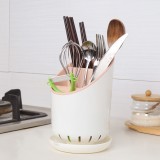 圆形斜口可拆卸筷子架家用筷笼创意筷子筒餐具收纳架沥水架多功能置物架