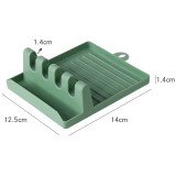 多功能锅铲架厨房工具大全置物架子家用台面卡槽式免打孔锅盖锅铲架