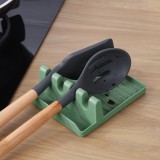 多功能锅铲架厨房工具大全置物架子家用台面卡槽式免打孔锅盖锅铲架