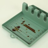 多功能锅铲架厨房工具大全置物架子家用台面卡槽式免打孔锅盖锅铲架