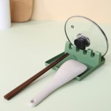 多功能锅铲架厨房工具大全置物架子家用台面卡槽式免打孔锅盖锅铲架