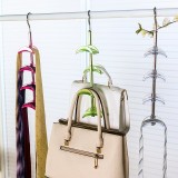 藤条状可旋转包包收纳挂架衣柜挂领带丝巾架衣柜挂钩居家卧室挂衣置物架