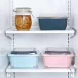 洗菜篮子沥水篮厨房冰箱带盖密封水果蔬菜双层塑料家用收纳保鲜盒
