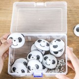 收纳盒塑料透明一体翻盖收纳盒多功能储物盒药品盒首饰盒证件收纳箱（大号）