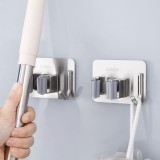 无痕免打孔拖把架卫生间壁挂式强力承重墙壁挂架家用不锈钢拖把挂钩（挂钩款）