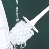 悬挂沥水马桶刷套装家用无死角洗厕所清洁刷卫生间挂墙式置物架