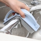 牛角可折叠带柄海绵清洁刷控水海绵擦瓷砖刷长柄刷碗刷厨房刷地