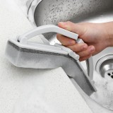 牛角可折叠带柄海绵清洁刷控水海绵擦瓷砖刷长柄刷碗刷厨房刷地