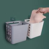 壁挂式镂空收纳篮洗衣用品分类储物筐家用浴室杂物收纳可挂式洗衣篮