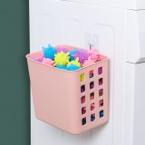 壁挂式镂空收纳篮洗衣用品分类储物筐家用浴室杂物收纳可挂式洗衣篮