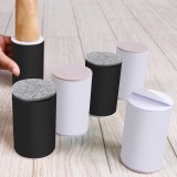 碳钢桌脚增高垫加厚增高沙发桌脚垫高神器家具专用静音耐磨床脚垫（圆形6cm*10cm） 一套四个装