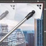 擦玻璃器家用双面擦可伸缩玻璃擦高楼双层窗户器清洗工具刷强磁中空（黑白系列长臂玻璃擦）