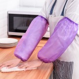 袖套防水防污袖套女长款耐磨厨房家务套袖半透明防油学习办公护袖