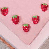 家用被子固定器床单防滑固定夹被角被罩防滑固定扣防跑神器 棉质按压款 散装含钉子（草莓）单个卖