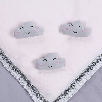 家用被子固定器床单防滑固定夹被角被罩防滑固定扣防跑神器 棉质按压款 散装含钉子（云朵）单个卖