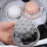 洗衣机漂浮物过滤网袋滤毛器除毛器清洁去污洗衣球衣物洗护球 （刺球形）浅色系