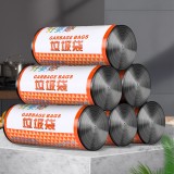 平口断点式垃圾袋透明一次性宿舍厕所清洁袋卷装朔料袋通用透明袋 888