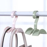 包包收纳架360度可旋转双挂衣柜挂架挂钩领带架包包挂钩挂衣钩皮带挂钩