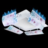 中央空调挡风板防直吹导风板空调出风口遮风板导风罩（E款中央空调）