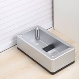 一次性防尘透气鞋套 家用办公塑料T型扣鞋套100只/包批发