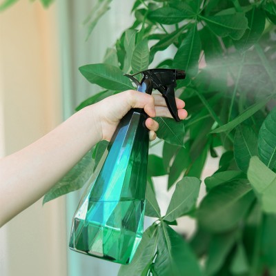 家用锥形按压式喷壶园艺浇花神器室内清洁喷雾瓶多功能气压喷雾器