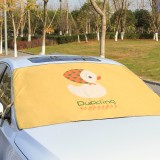  卡通印花汽车遮阳挡防晒隔热帘前挡风玻璃罩车用挡阳遮光板车窗太阳挡前档